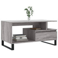 Thumbnail for Couchtisch Grau Sonoma 90x49x45 cm Holzwerkstoff