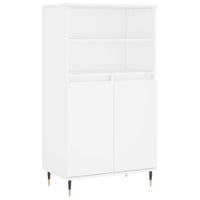 Thumbnail for Highboard Weiß 60x36x110 cm Holzwerkstoff