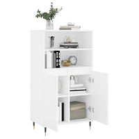 Thumbnail for Highboard Weiß 60x36x110 cm Holzwerkstoff