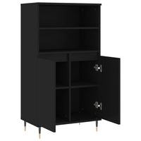 Thumbnail for Highboard Schwarz 60x36x110 cm Holzwerkstoff