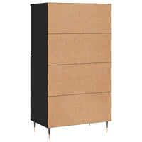 Thumbnail for Highboard Schwarz 60x36x110 cm Holzwerkstoff
