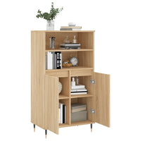 Thumbnail for Highboard Sonoma-Eiche 60x36x110 cm Holzwerkstoff