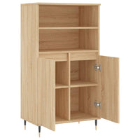Thumbnail for Highboard Sonoma-Eiche 60x36x110 cm Holzwerkstoff