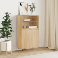 Thumbnail for Highboard Sonoma-Eiche 60x36x110 cm Holzwerkstoff