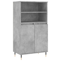 Thumbnail for Highboard Betongrau 60x36x110 cm Holzwerkstoff