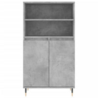 Thumbnail for Highboard Betongrau 60x36x110 cm Holzwerkstoff