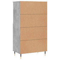Thumbnail for Highboard Betongrau 60x36x110 cm Holzwerkstoff