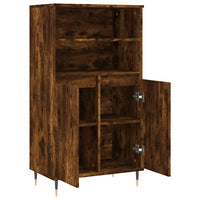 Thumbnail for Highboard Räuchereiche 60x36x110 cm Holzwerkstoff