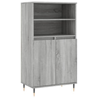 Thumbnail for Highboard Grau Sonoma 60x36x110 cm Holzwerkstoff