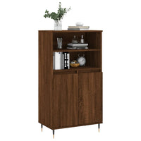 Thumbnail for Highboard Braun Eichen-Optik 60x36x110 cm Holzwerkstoff