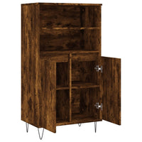 Thumbnail for Highboard Räuchereiche 60x36x110 cm Holzwerkstoff