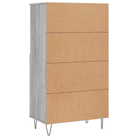 Thumbnail for Highboard Grau Sonoma 60x36x110 cm Holzwerkstoff