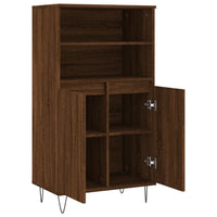 Thumbnail for Highboard Braun Eichen-Optik 60x36x110 cm Holzwerkstoff