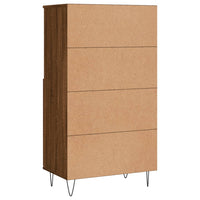 Thumbnail for Highboard Braun Eichen-Optik 60x36x110 cm Holzwerkstoff