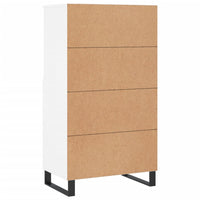 Thumbnail for Highboard Weiß 60x36x110 cm Holzwerkstoff