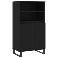 Thumbnail for Highboard Schwarz 60x36x110 cm Holzwerkstoff