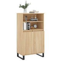 Thumbnail for Highboard Sonoma-Eiche 60x36x110 cm Holzwerkstoff