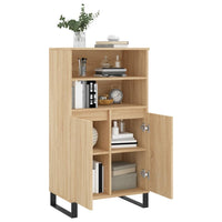 Thumbnail for Highboard Sonoma-Eiche 60x36x110 cm Holzwerkstoff