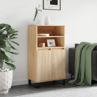 Thumbnail for Highboard Sonoma-Eiche 60x36x110 cm Holzwerkstoff