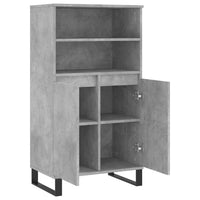 Thumbnail for Highboard Betongrau 60x36x110 cm Holzwerkstoff