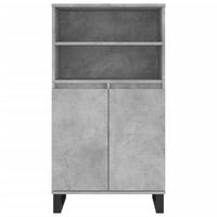 Thumbnail for Highboard Betongrau 60x36x110 cm Holzwerkstoff
