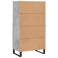 Thumbnail for Highboard Betongrau 60x36x110 cm Holzwerkstoff