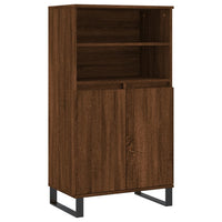 Thumbnail for Highboard Braun Eichen-Optik 60x36x110 cm Holzwerkstoff