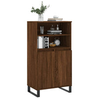 Thumbnail for Highboard Braun Eichen-Optik 60x36x110 cm Holzwerkstoff