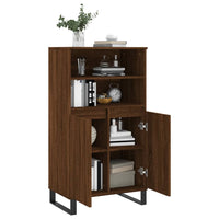 Thumbnail for Highboard Braun Eichen-Optik 60x36x110 cm Holzwerkstoff
