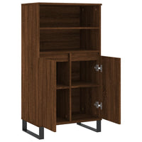 Thumbnail for Highboard Braun Eichen-Optik 60x36x110 cm Holzwerkstoff