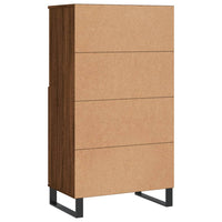 Thumbnail for Highboard Braun Eichen-Optik 60x36x110 cm Holzwerkstoff