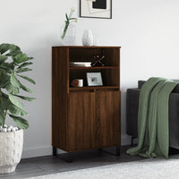 Thumbnail for Highboard Braun Eichen-Optik 60x36x110 cm Holzwerkstoff