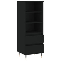 Thumbnail for Highboard Schwarz 40x36x110 cm Holzwerkstoff