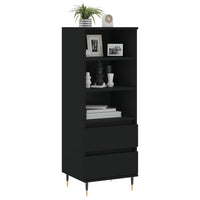 Thumbnail for Highboard Schwarz 40x36x110 cm Holzwerkstoff