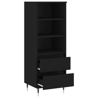 Thumbnail for Highboard Schwarz 40x36x110 cm Holzwerkstoff