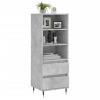 Thumbnail for Highboard Betongrau 40x36x110 cm Holzwerkstoff