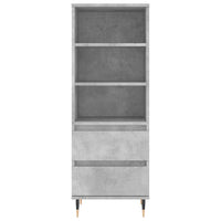 Thumbnail for Highboard Betongrau 40x36x110 cm Holzwerkstoff