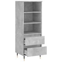 Thumbnail for Highboard Betongrau 40x36x110 cm Holzwerkstoff