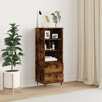 Thumbnail for Highboard Räuchereiche 40x36x110 cm Holzwerkstoff