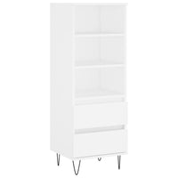 Thumbnail for Highboard Weiß 40x36x110 cm Holzwerkstoff