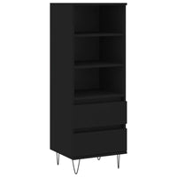 Thumbnail for Highboard Schwarz 40x36x110 cm Holzwerkstoff