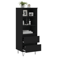 Thumbnail for Highboard Schwarz 40x36x110 cm Holzwerkstoff