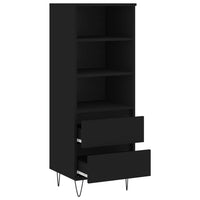 Thumbnail for Highboard Schwarz 40x36x110 cm Holzwerkstoff