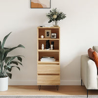 Thumbnail for Highboard Sonoma-Eiche 40x36x110 cm Holzwerkstoff