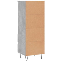 Thumbnail for Highboard Betongrau 40x36x110 cm Holzwerkstoff
