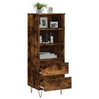 Thumbnail for Highboard Räuchereiche 40x36x110 cm Holzwerkstoff