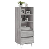 Thumbnail for Highboard Grau Sonoma 40x36x110 cm Holzwerkstoff