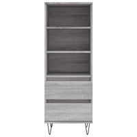 Thumbnail for Highboard Grau Sonoma 40x36x110 cm Holzwerkstoff