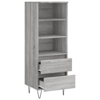 Thumbnail for Highboard Grau Sonoma 40x36x110 cm Holzwerkstoff