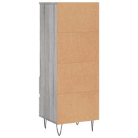 Thumbnail for Highboard Grau Sonoma 40x36x110 cm Holzwerkstoff